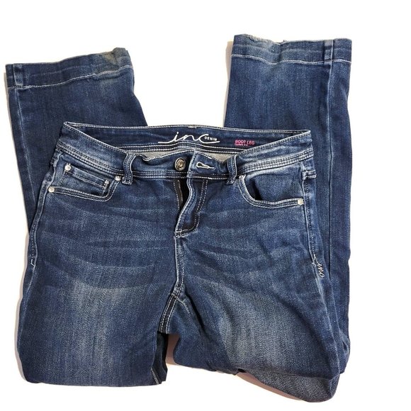 INC International Concepts Denim - INC International Concepts Blue Denim Curvy Fit Boot Leg Women's Jeans Size 4